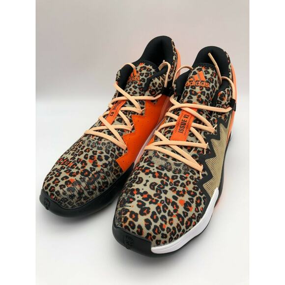 Adidas D.O.N. Issue 2 Leopard Beige Donovan Mitchell Bounce FY0895 Men’s Size 15 - Picture 9 of 12